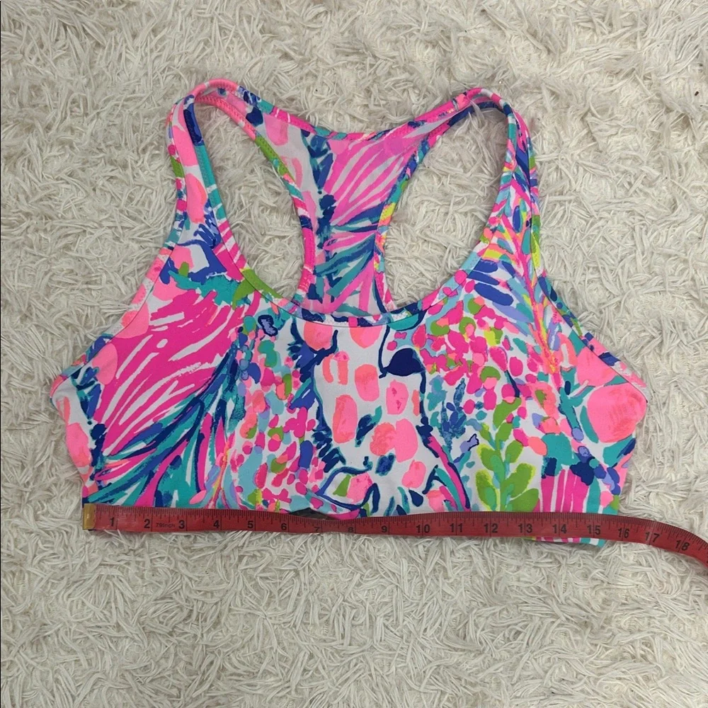 Lilly Pulitzer Pink Multi Floral Rochelle weekender Leggings Set - Picture 3 of 16